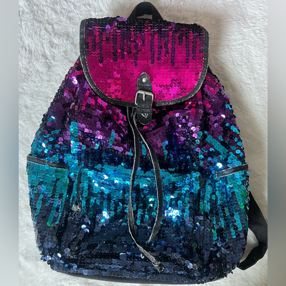 Sequin Backpack - image 1